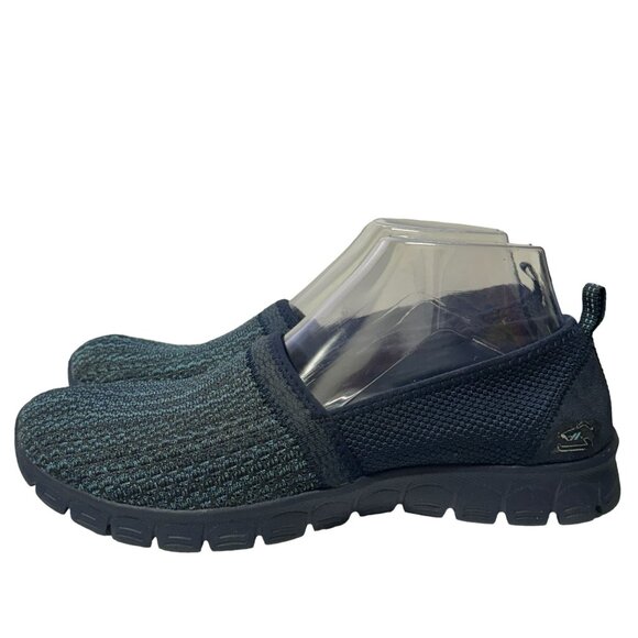Skechers EZ Flex Loafer Womens 8.5 Navy Blue Air Cooled Memory Foam SlipOn Shoes - Picture 3 of 15